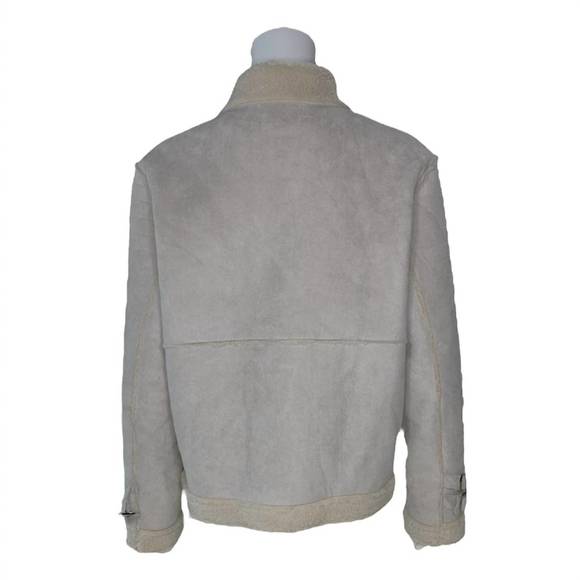NEW EMBELLISH men's fur-lined jacket in light grey - Picture 2 of 2